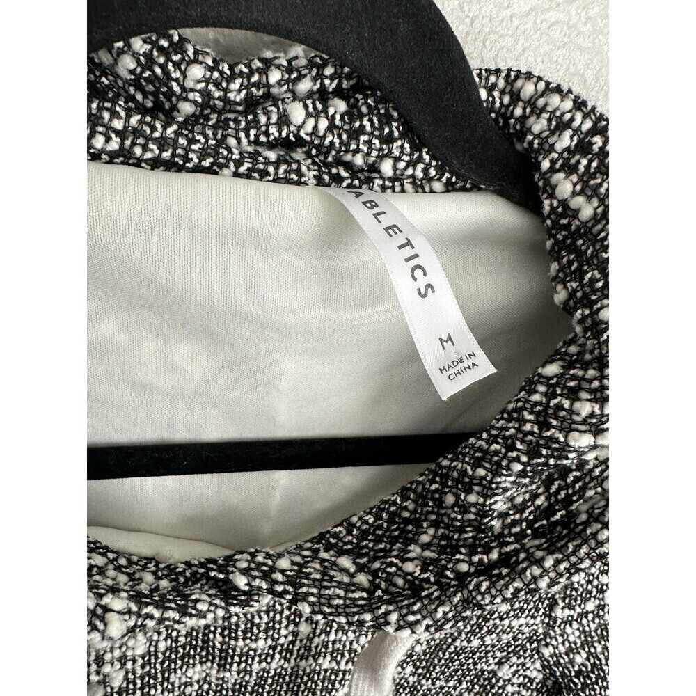 Fabletics Yukon Sweater Dress Women's Medium Marled Open Knit Hooded Cozy Sporty - Picture 3 of 5